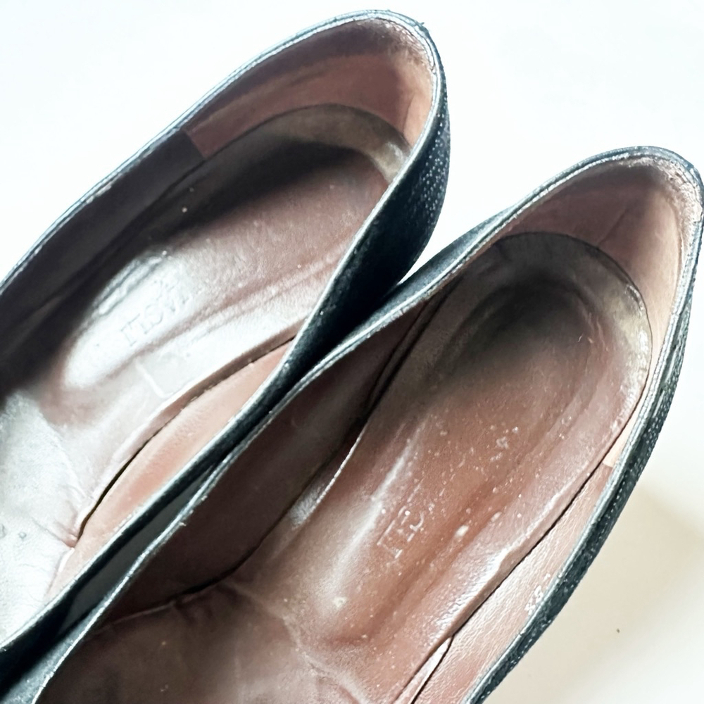 Vintage Bruno Magli Heels Black Women's Size 8.5 - Picture 4 of 8